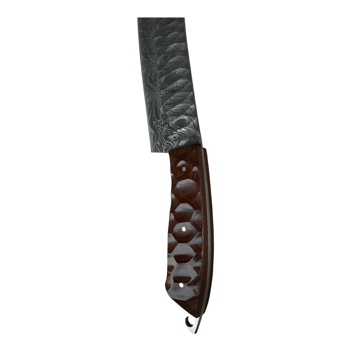 Damascus Steel Chef Knife with Micarta Handle – AB-0019