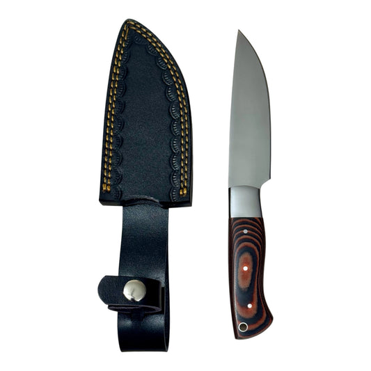 Stainless Steel Steak Knife with Multi Micarta Handle – AB-00251