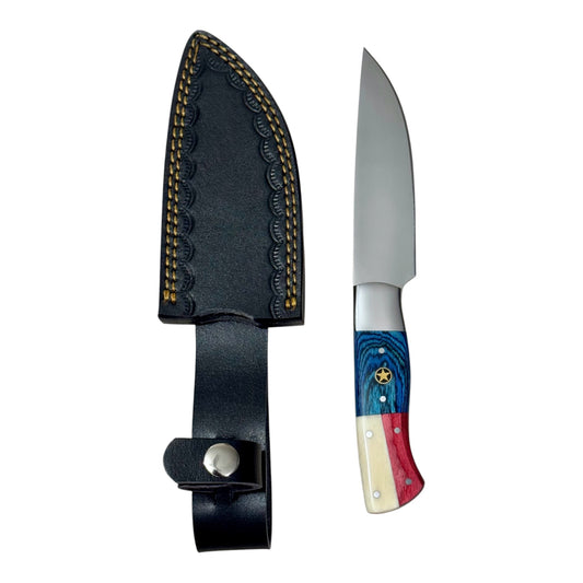 Stainless Steel Steak Knife with Texas Handle – AB-00250