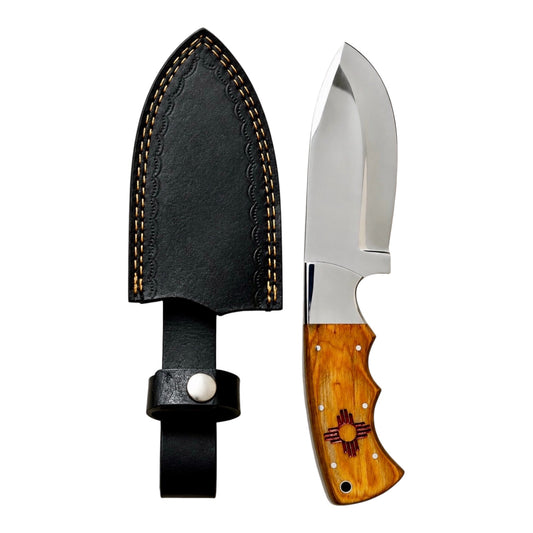 Stainless Steel Hunting Knife with New Mexico Handle – AB-00224