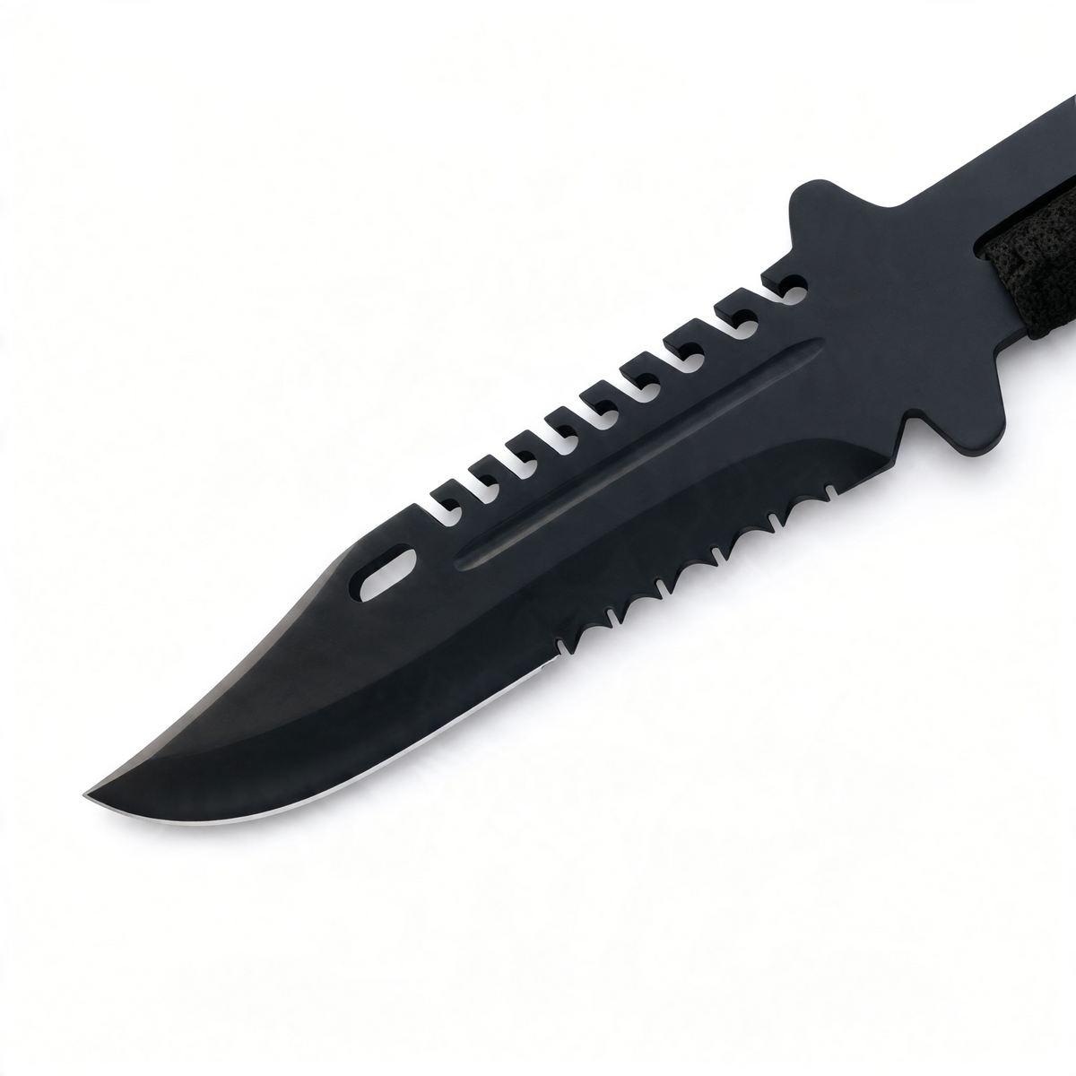 Stainless Steel DLC Coated Rambo Knife – AB-007