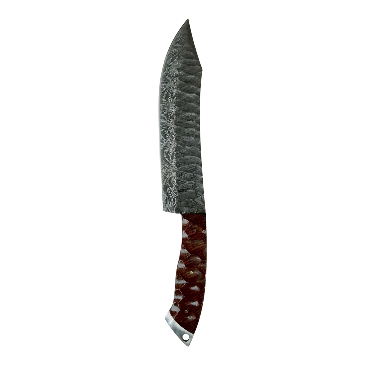 Damascus Steel Chef Knife with Micarta Handle – AB-0019